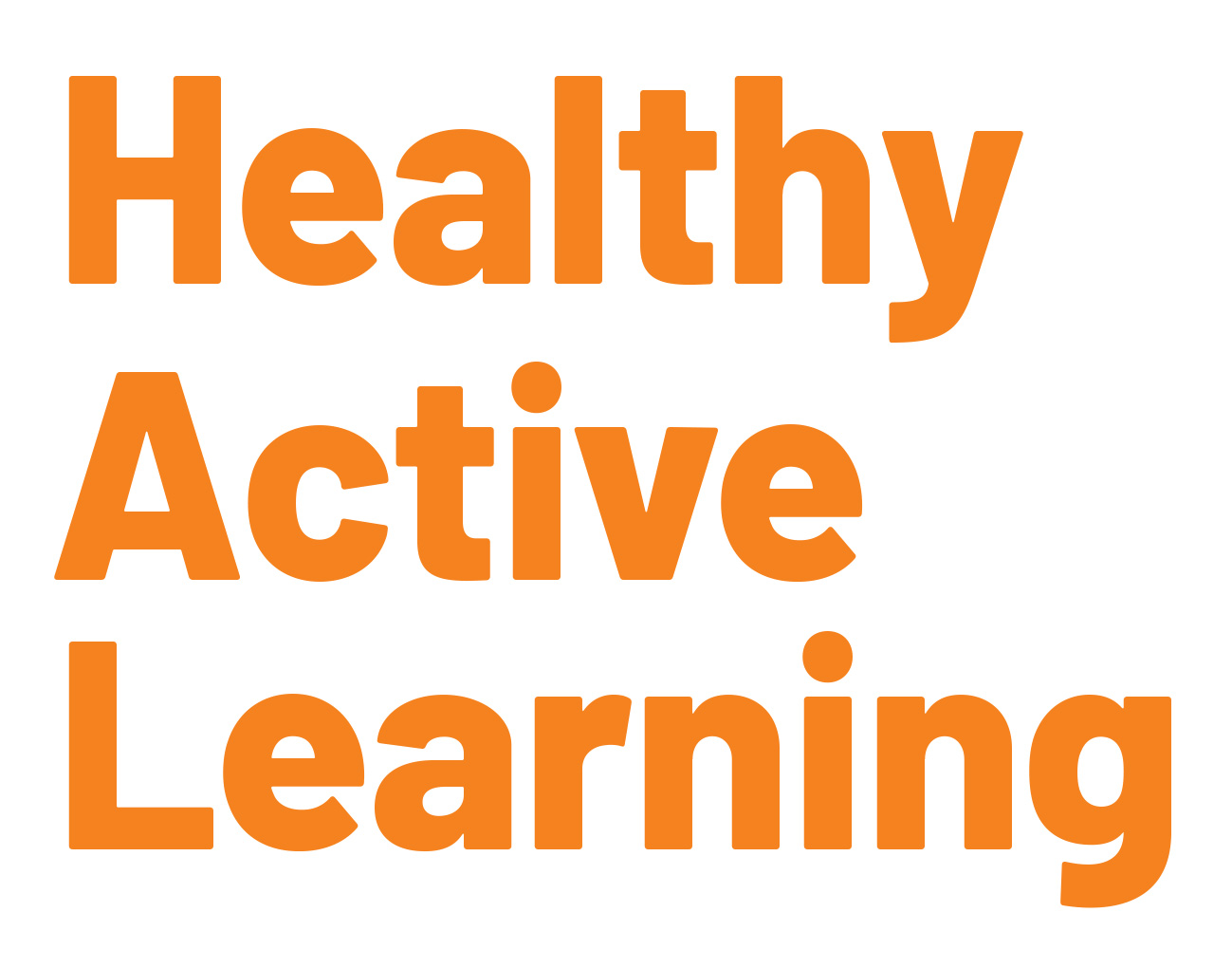 Healthy active learning logo